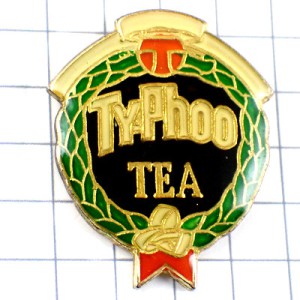 ピンバッジ・タイフー紅茶ラベルＴ TYPHOO-TEA