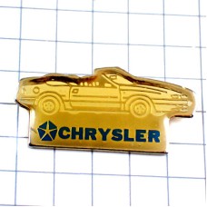 ピンバッジ・クライスラー車オープンカー白 CHRYSLER USA