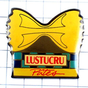 ピンバッジ・パスタ蝶々チョウチョウ型 LUSTUCRU