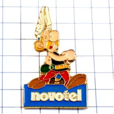 ピンバッジ・ノボテル宿泊アステリックス漫画バンドデシネBD ASTERIX OBELIX GAULOIS FRANCE