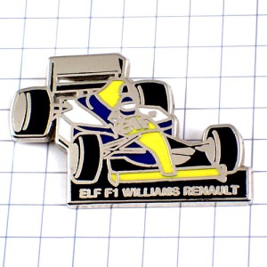 ピンバッジ・F1レース仕様ルノー車エルフ石油 WILLIAMS-RENAULT RENAULT FRANCE