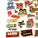 フランス ピンズ 雑貨 ヴィンテージ ピンバッジまとめて50個セット まとめ売り 大量 フレンチ ビンテージ 広告 香水壜テレトン小鳥など