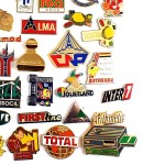 フランス ピンズ 雑貨 ヴィンテージ ピンバッジまとめて50個セット まとめ売り 大量 フレンチ ビンテージ 広告 写真パリジャン紙など