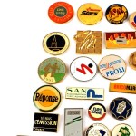 フランス ピンズ 雑貨 ヴィンテージ ピンバッジまとめて50個セット まとめ売り 大量 フレンチ ビンテージ 広告 プロキシＭ熊のぬいぐるみなど