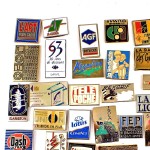 フランス ピンズ 雑貨 ヴィンテージ ピンバッジまとめて50個セット まとめ売り 大量 フレンチ ビンテージ 広告 四角いコレクション洗剤ダッシュなど