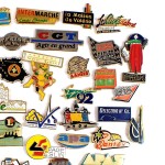 フランス ピンズ 雑貨 ヴィンテージ ピンバッジまとめて50個セット まとめ売り 大量 フレンチ ビンテージ 広告 モニター画面２パンダとエッフェル塔など