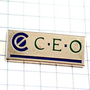 ピンバッジ・ＣＥＯアルファベット文字