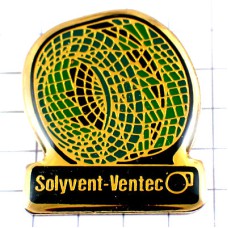 ピンバッジ・機械グリーン緑色のパーツ部品 SOLYVENT-VENTEC