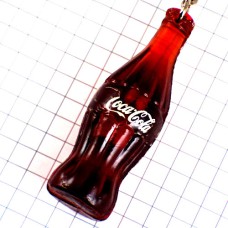 キーホルダー・コカコーラ瓶プラスチック製