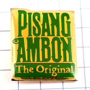 ピンバッジ・ピサン酒アルコール緑色 PISANG-AMBON