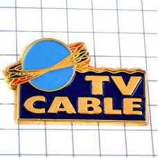 ピンバッジ・ケーブルテレビＴＶ青い地球