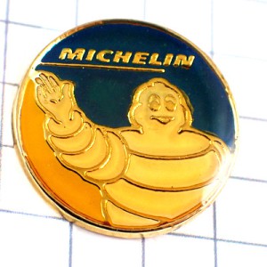 ピンバッジ・ミシュランのビバンダム君ビブ MICHELIN BIBENDUM FRANCE