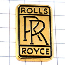 ピンバッジ・ロールスロイスRR車ゴールド金色 ROLLS-ROYCE ENGLAND