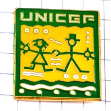 ピンバッジ・ユニセフ手をつなぐ子ども国際連合児童基金 UNICEF