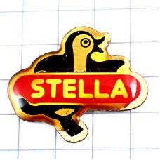 ピンバッジ・ペンギンのビール酒ステラ社 STELLA BEER BELGIUM PENGUIN