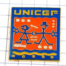 ピンバッジ・ユニセフ手をつなぐ子ども国際連合児童基金 UNICEF