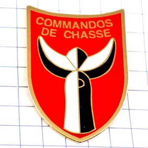 ピンバッジ・猟兵コマンド警察ジャンダルムリ国家憲兵隊 COMMANDOS-DE-CHASSE