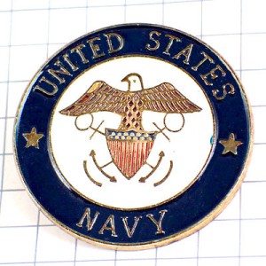 ピンバッジ・アメリカ海軍ネイビー/USA米軍 UNITED-STATE-NAVY USNAVY