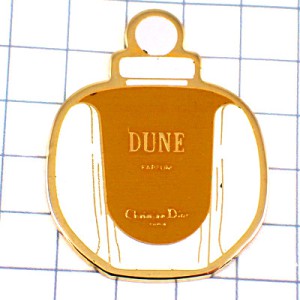 ピンバッジ・クリスチャンディオール香水デューン壜  CHRISTIAN-DIOR DUNE