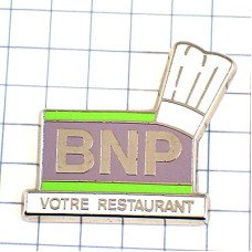 ピンバッジ・シェフ料理人コック帽ＢＮＰ銀行/BNPパリバ銀行