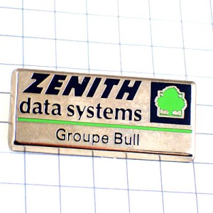 ピンバッジ・ブルBullグループ緑の木コンピュータZENITHデータシステム