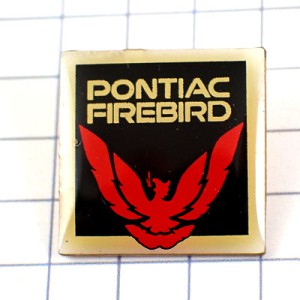 ピンバッジ・ファイヤーバード赤い車ポンティアックGM PONTIAC-FIREBIRD PONTIAC USA