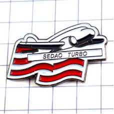 ピンバッジ・セダオ飛行機とび立つ SEDAO SEDAO-TURBO