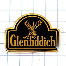 ピンバッジ・グレンフェディック鹿ウイスキー酒 GLENFIDDICH SCOTCH WHISKY SCOTLAND