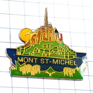 ピンバッジ・モンサンミッシェル修道院ユネスコ世界遺産 MONT-ST-MICHEL