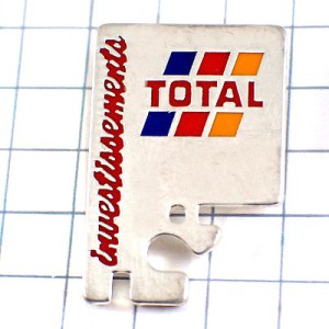 ピンバッジ・トタル石油の投資 TOTAL FRANCE