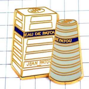 ピンバッジ・ジャンパトゥ香水壜パルファン JEAN-PATOU EAU-DE-PATOU