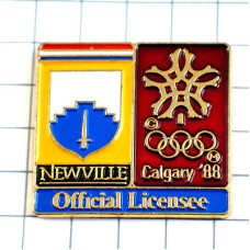 ピンバッジ・カルガリー五輪カナダ1988年オリンピック冬季ビンテージ中古品 CALGARY-1988 CANADA