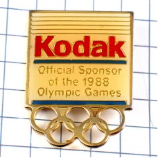 ピンバッジ・コダック社オリンピック五輪カルガリー1988年カナダ冬季ビンテージ中古品 KODAK CALGARY-1988 CANADA