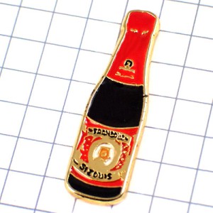 ピンバッジ・サンルイ酒ベルギーのビール瓶