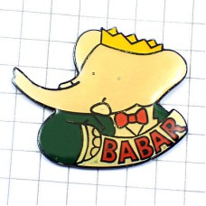 ピンバッジ・ぞうのババール絵本の象 BABAR