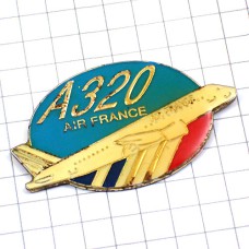 ピンバッジ・エールフランス航空エアバスA320飛行機