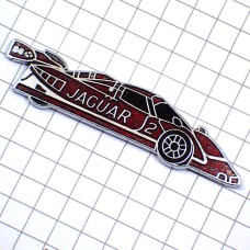 ピンバッジ・ジャガー車ルマン紫色レース仕様２番 JAGUAR ENGLAND LE-MANS FRANCE