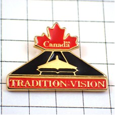 ピンバッジ・伝統の見方カナダ国旗の赤いカエデ楓 CANADA TRADITION-VISION