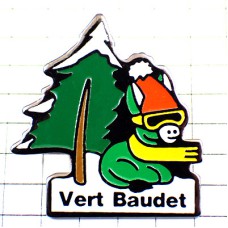 ピンバッジ・マフラーのロバ驢馬 VERT-BAUDET FRANCE