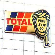 ピンバッジ・パリルカップ車ラリーレースアフリカ1992年トタル石油 TOTAL PARIS-LECAP