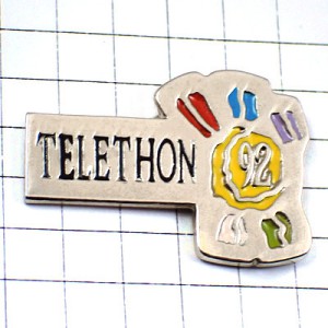 ピンバッジ・テレトン募金チャリティ慈善事業 TELETHON