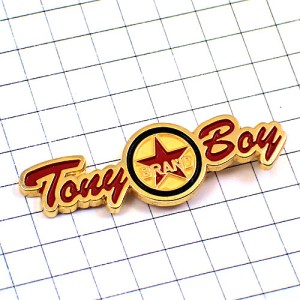 ピンバッジ・トニーボーイ服スターブランド赤い星 TONY-BOY