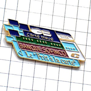 ピンバッジ・ビザカード銀行クレジットカード