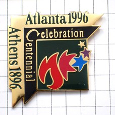 ピンバッジ・アトランタ五輪アテネ１００周年オリンピック夏季ビンテージ中古品 ATLANTA-1996