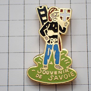 ピンバッジ・ハシゴ幸運を運ぶ煙突掃除屋さん SAVOIE PORTE-BONHEUR RAMONEUR FRANCE