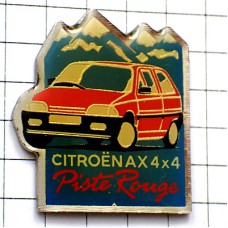 ピンバッジ・シトロエンAX赤い車４輪駆動 CITROEN FRANCE