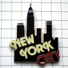 ピンバッジ・ニューヨーク市の影アメリカ/USA NEW-YORK EMPIRE-STATE-BUILDING