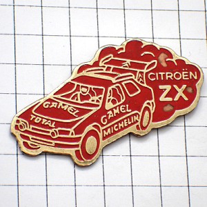 ピンバッジ・シトロエンZX赤い車 CITROEN FRANCE