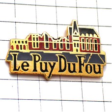 ピンバッジ・ルピュイドュフー歴史テーマパーク町並み PUY-DU-FOU FRANCE