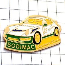 ピンバッジ・ポルシェ車カレラ白レース仕様 PORSCHE GERMANY